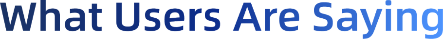 what users are saying